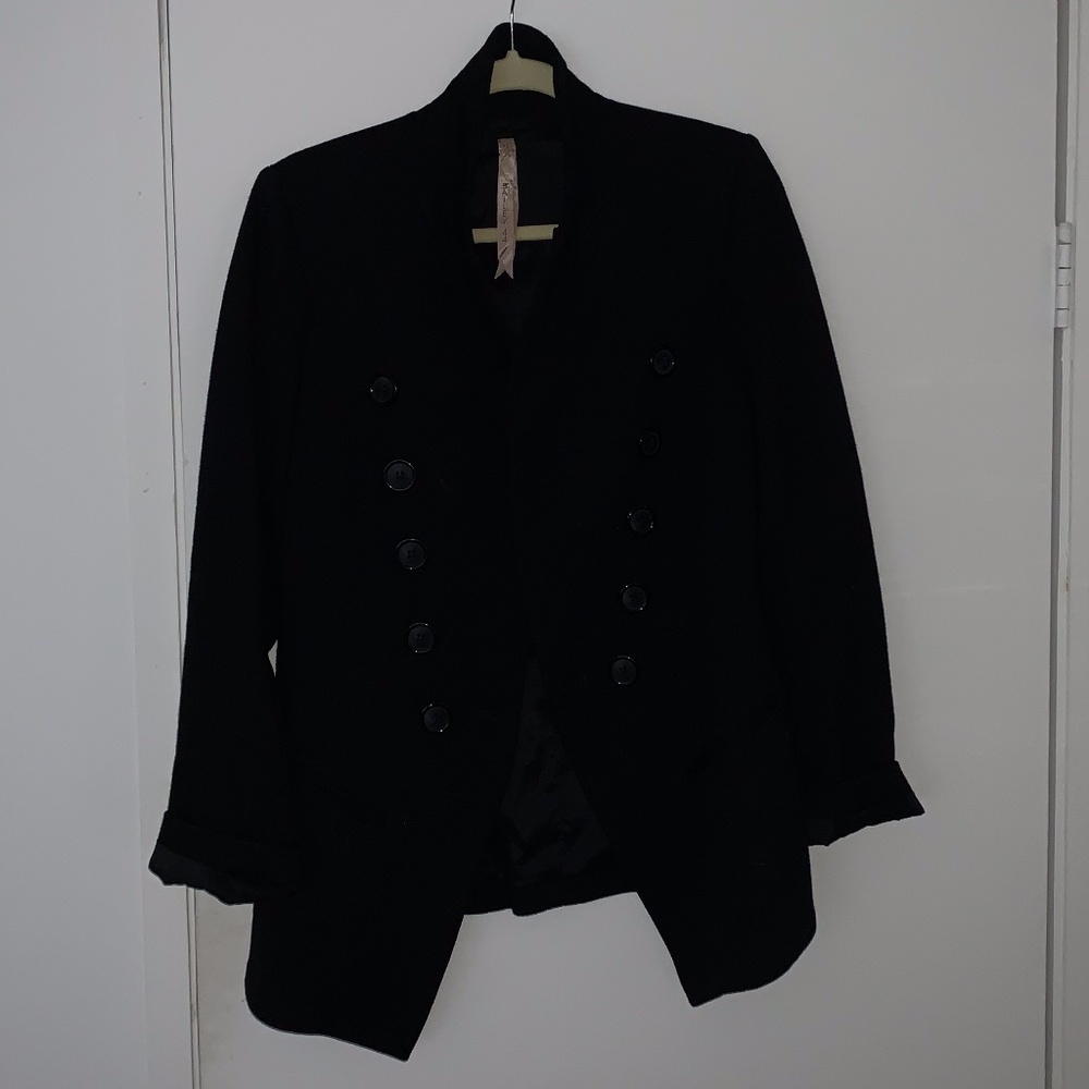 Black Bailey 44 Blazer with Buttons Size M